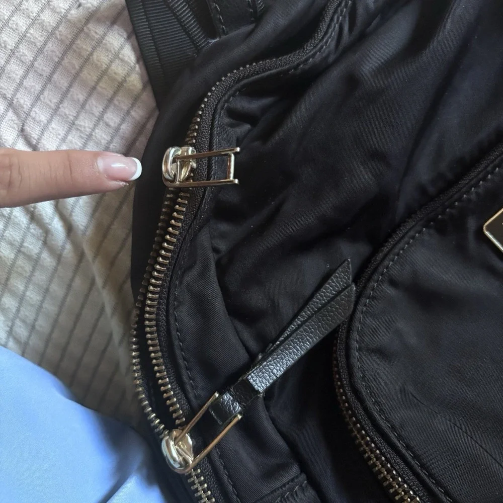 Kate Spade Black Nylon Dawn Medium Backpack